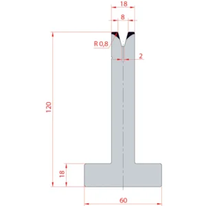 System Amada 30°/V8/H120- 30°1 groove T-Matrix