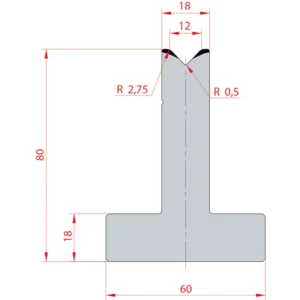 System Amada 88°/V12/H80- 88°1 groove T-Matrix