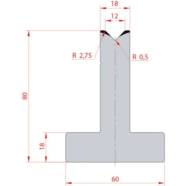 System Amada 88°/V12/H80- 88°1 groove T-Matrix