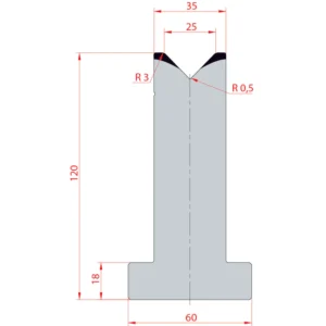 System Amada 88°/V25/H120- 88°1 groove T-Matrix