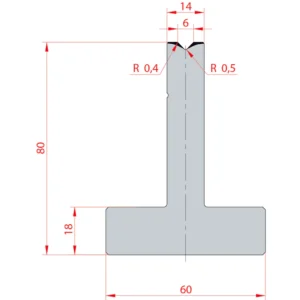 System Amada 88°/V6/H80- 88°1 groove T-Matrix