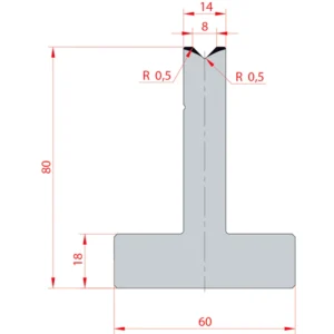 System Amada 88°/V8/H80- 88°1 groove T-Matrix
