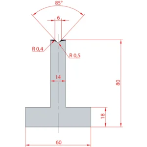 System Amada 85°/V6/H80- 88°1 groove T-Matrix