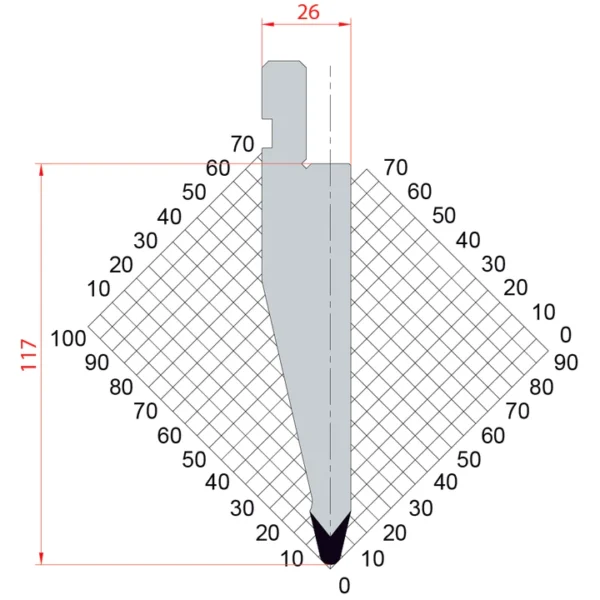 Punch - Amada 26°/R3/H117-26.117 system