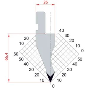 Punch - Amada System 45°/R0.5/H66-45.066