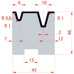 System Amada 30°/V6-V10/H46- 30° 2-way rotary Matrix