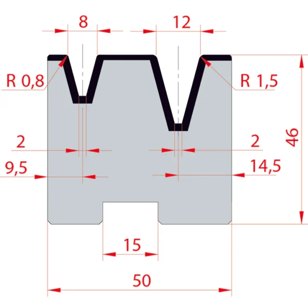 System Amada 30°/V8-V12/H46- 30° 2-way rotary Matrix