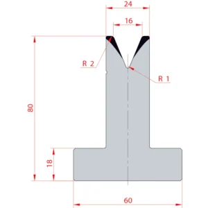 System Amada 45°/V16/H80- 45°1 groove T-Matrix