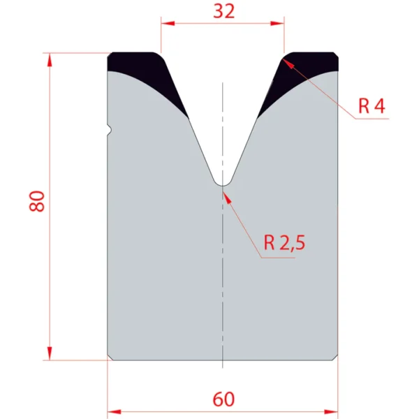System Amada 45°/V32/H80- 45° 1 stream Matrix