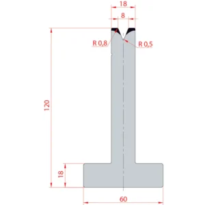 System Amada 45°/V8/H120- 45°1 groove T-Matrix
