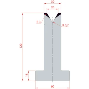 System Amada 60°/V20/H120- 60°1 groove T-Matrix