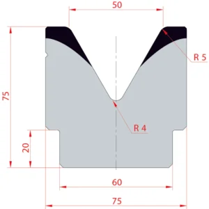 System Amada 60°/V50/H75- 60° 1 stream Matrix