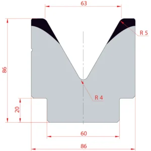 System Amada 60°/V63/H86- 60° 1 stream Matrix