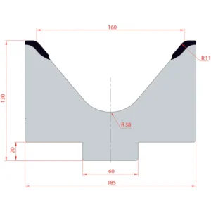 System Amada 80°/V160/H130- 80° 1 stream Matrix
