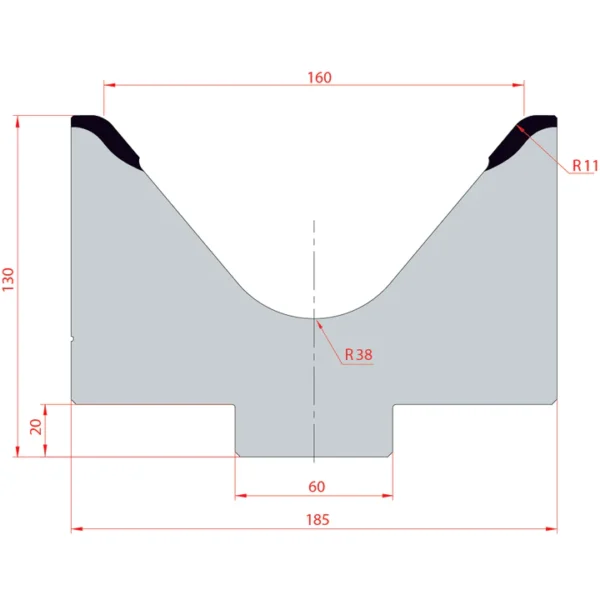 System Amada 80°/V160/H130- 80° 1 stream Matrix