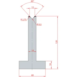 System Amada 85°/V12/H120- 85°1 groove T-Matrix