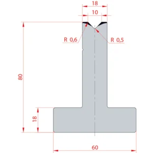 System Amada 88°/V10/H80- 88°1 groove T-Matrix