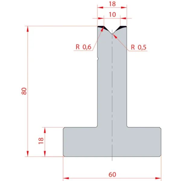 System Amada 88°/V10/H80- 88°1 groove T-Matrix