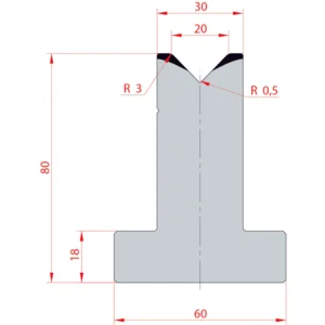 System Amada 88°/V20/H80- 88°1 groove T-Matrix