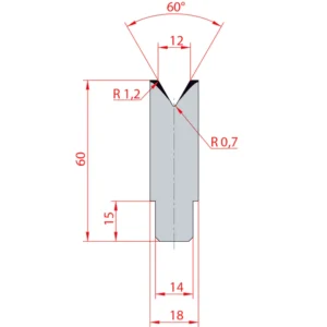 System Amada 60°/V12/H60- 60° 1 strand Matrix