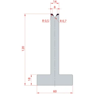 System Amada 60°/V8/H120- 60°1 groove T-Matrix
