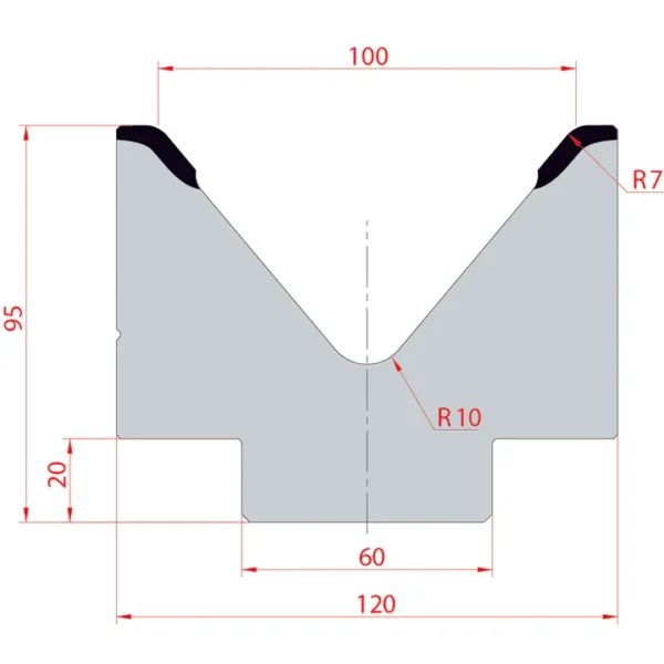 System Amada 80°/V100/H95- 80° 1 strand Matrix