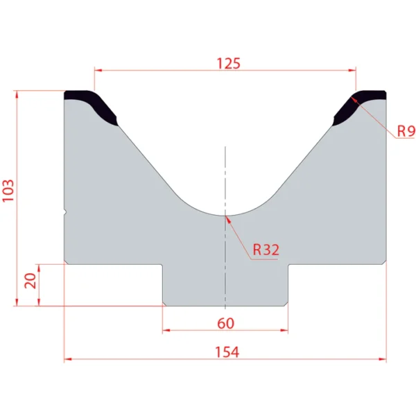 System Amada 80°/V125/H103- 80° 1 stream Matrix
