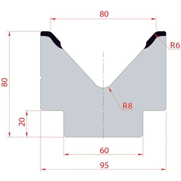 System Amada 85°/V80/H80- 85° 1 strand Matrix