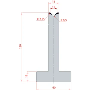System Amada 88°/V12/H120- 88°1 groove T-Matrix