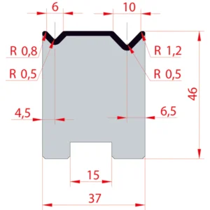 System Amada 88°/V6-V10/H46- 88° 2-way rotary Matrix