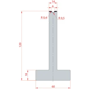 System Amada 88°/V6/H120- 88°1 groove T-Matrix